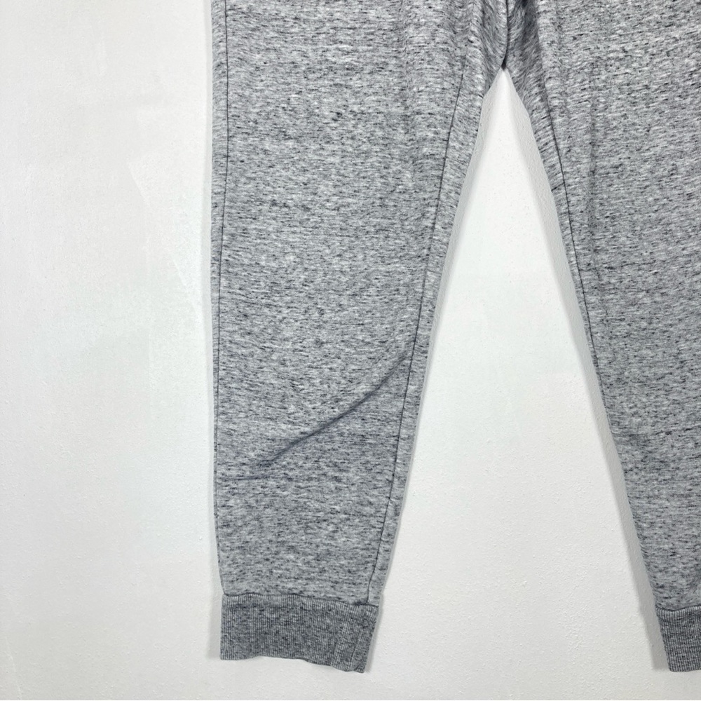 Uniqlo Sweatpants Mens M Gray Leg Athletic Drawstring Pockets Gym Heather Sport - Picture 5 of 16